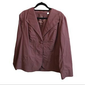 Dark brown Coldwater Creek 20W jacket